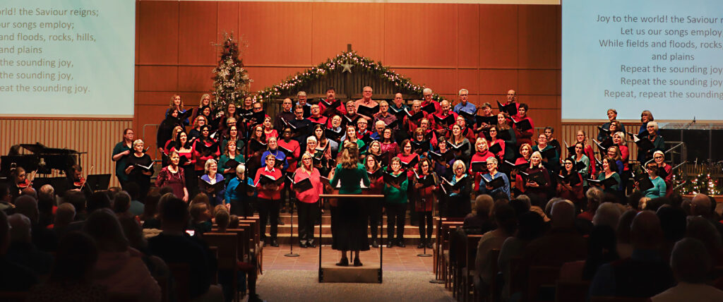 Spirit Song Choir in Christmas Attire